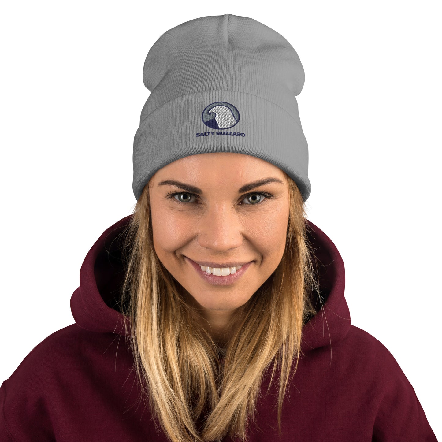 Salty Buzzard Embroidered Beanie